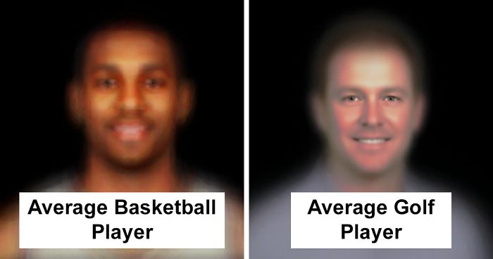 Someone Combined Hundreds Of Faces To Determine The Average Look Of Top Professional Athletes