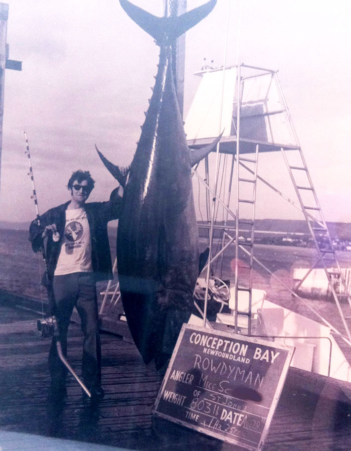My Father Got Drunk With Some Friends And Caught A Record Breaking Tuna In Newfoundland, 1972