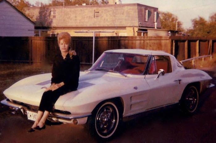 My Mom Bought A New '63 Corvette On Her Own At Age 20. She Owned Her Own Hair Salon In Midland, Tx