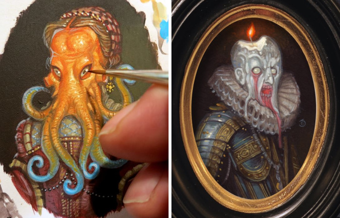 I Paint Tiny Portraits Of Noble Monsters