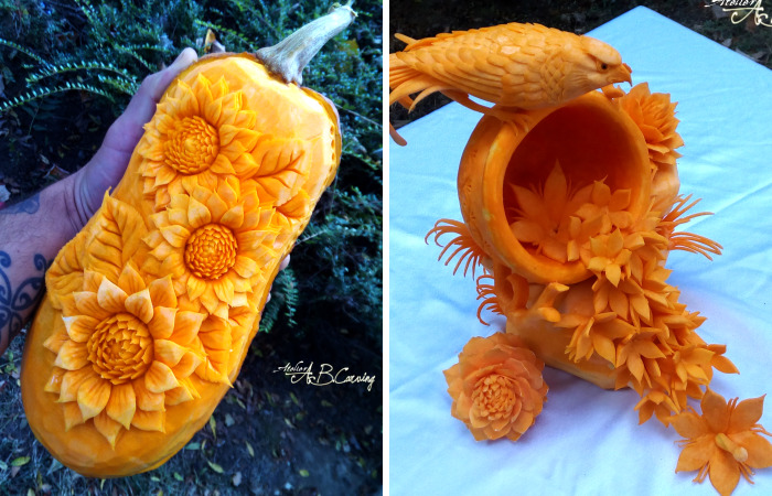 26 Alternative Halloween Pumpkins That I Carved To Show They Don’t Necessarily Need To Be Scary