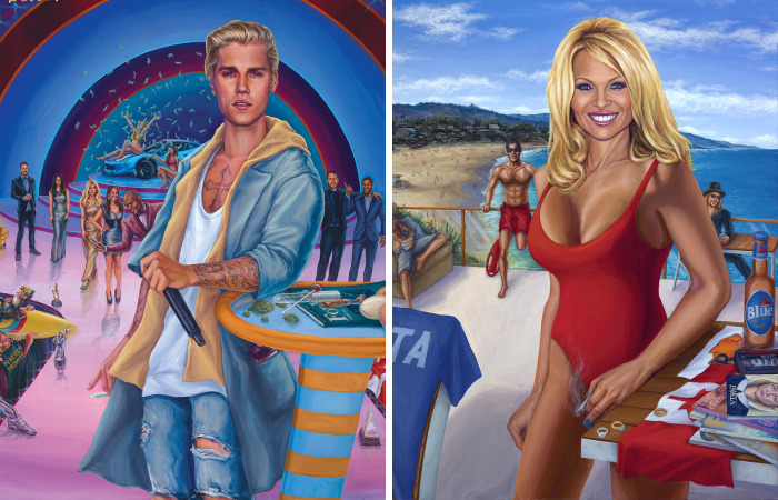 Realistic Paintings Tell The Life Story Of These Celebrities