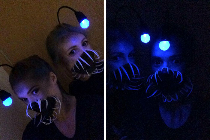 A Friend And I Decided To Go As Anglerfish For Halloween