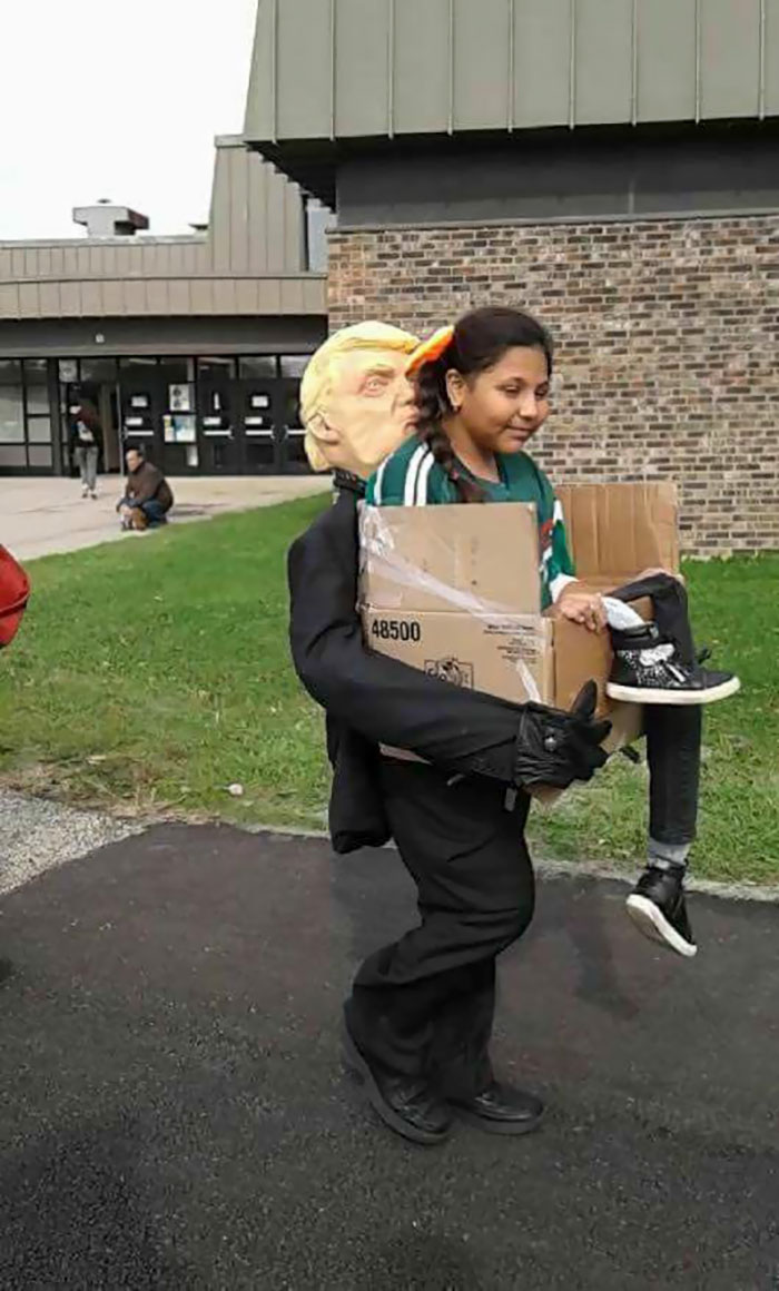 "Getting Deported By Trump" Halloween Costume