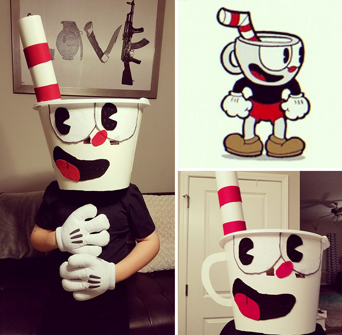 DIY Cuphead Costume For My 9 Year Old Son