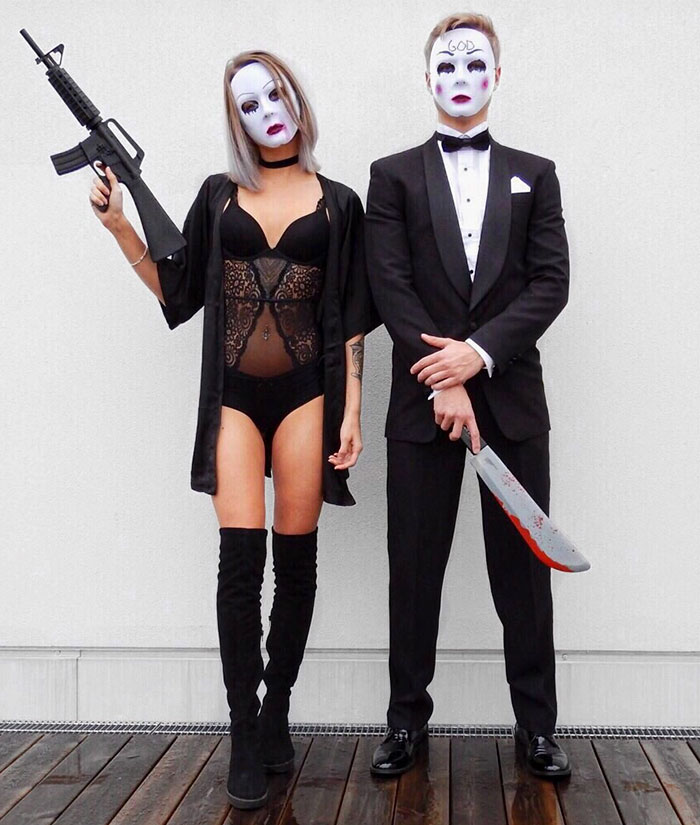 Me And My Gf As Purgers This Halloween