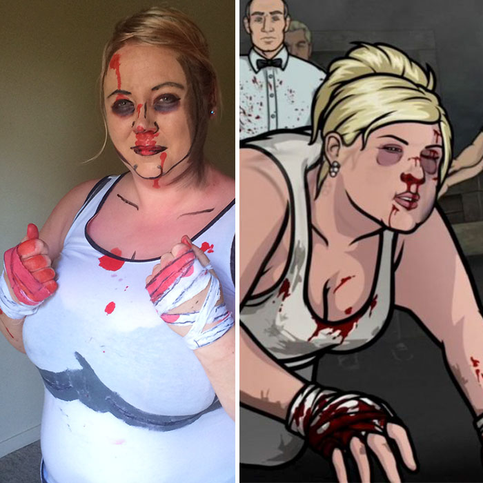 I Was Fight Club Pam For Halloween This Year