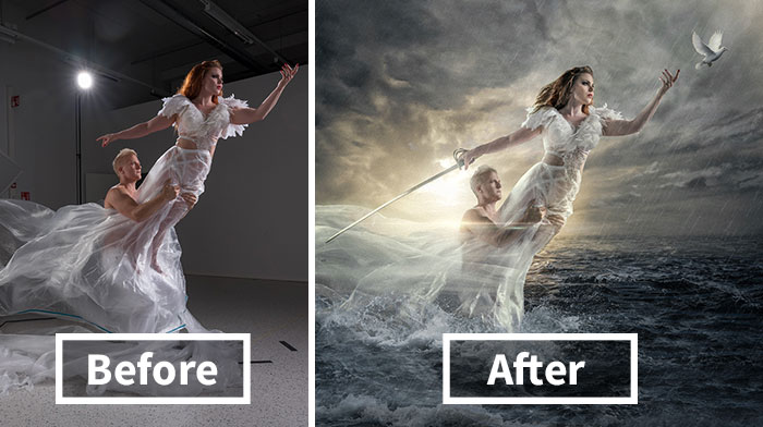 15 Before & After Images Reveal How I Turn My Ordinary Pics Into Fantasy Worlds