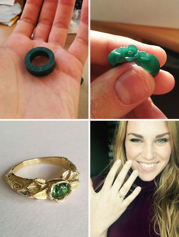 Hice este anillo mágico que convirtió a mi novia en mi prometida