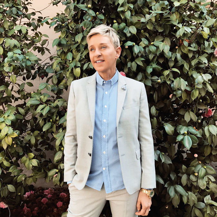 Ellen Degeneres - First Person To Star As An Openly Gay Character On Prime-Time Tv