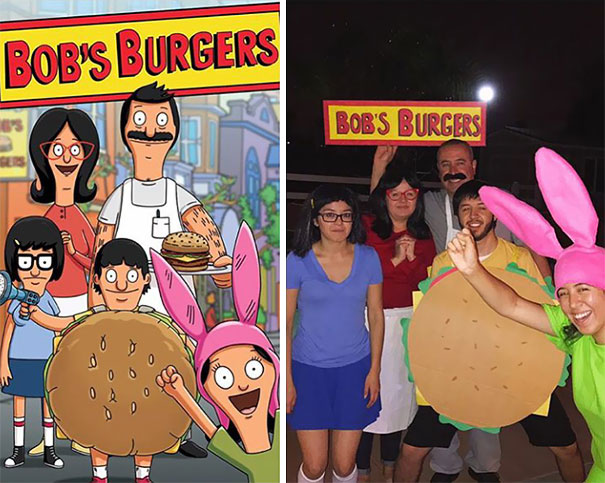 Me And My Girlfriends Family Attempt At Bobs Burgers Costumes