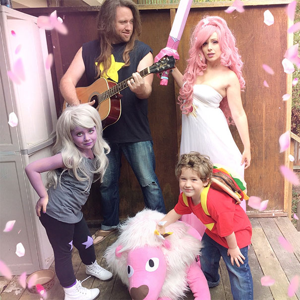 Our Steven Universe Family Halloween Costume