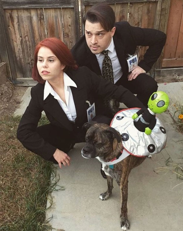 Couple Years Back My Fiancé And I Went As Scully And Mulder From X-Files