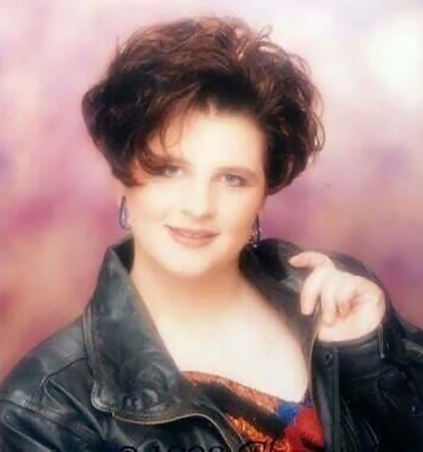Wife's Senior Picture Courtesy Of Glamour Shots From 1993