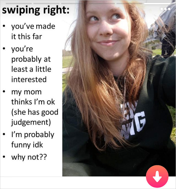 Girl’s Tinder Profile Hilariously Explains Why You Should Date Her, And Now Everyone Wants To Swipe Right