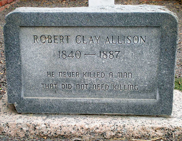 Clay Allison Never Killed A Man That Did Not Need Killing
