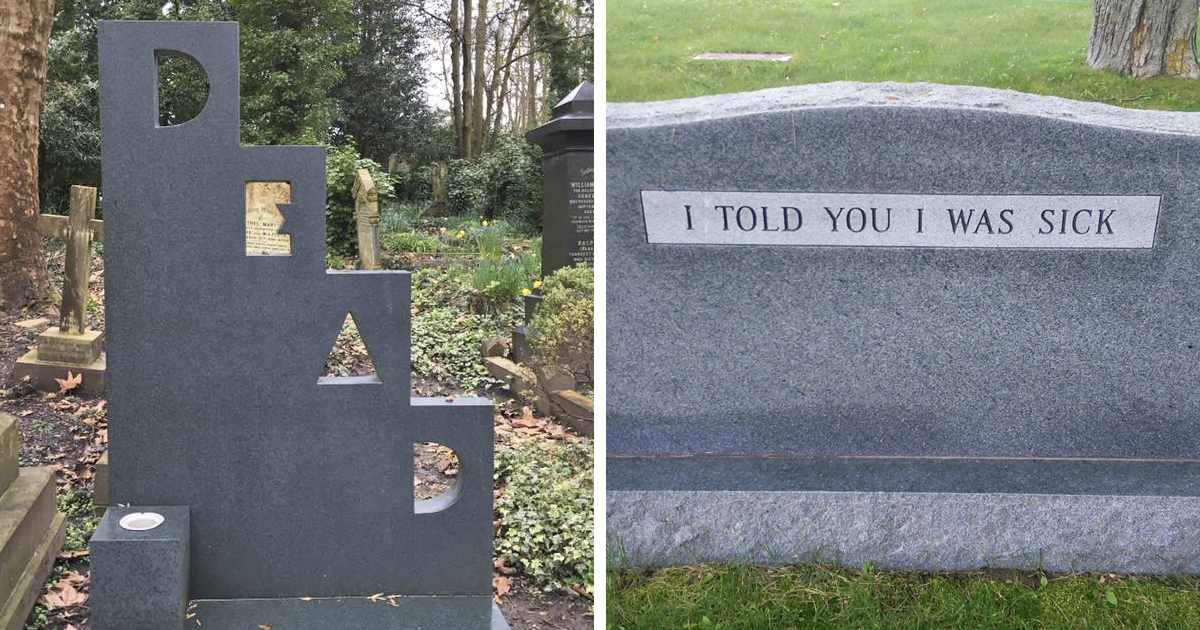 Funny Tombstones By People With Sense of Humor To Die For Bored Panda image
