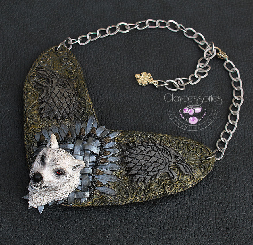 I Use Polymer Clay To Create Necklaces Inspired By Game Of Thrones