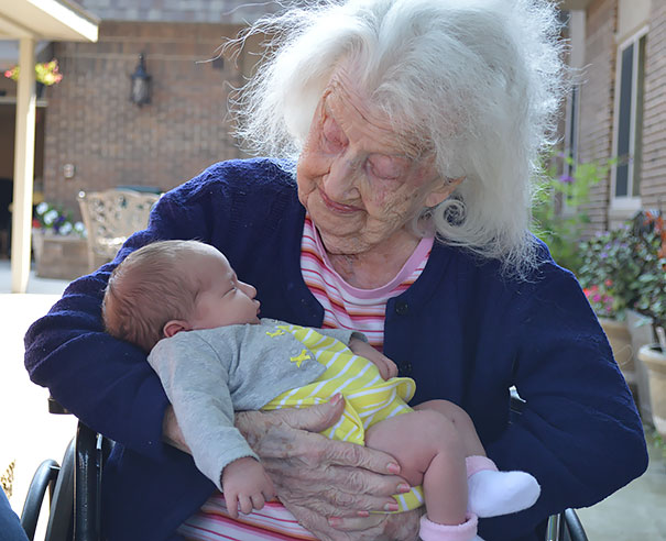 My Daughter Got To Meet Her Great-Great-Grandmother