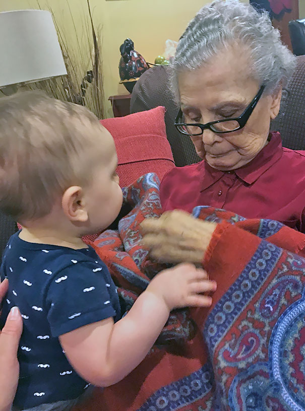 My 97-Year-Old Grandmother Crying After Meeting Her Great-Grandson