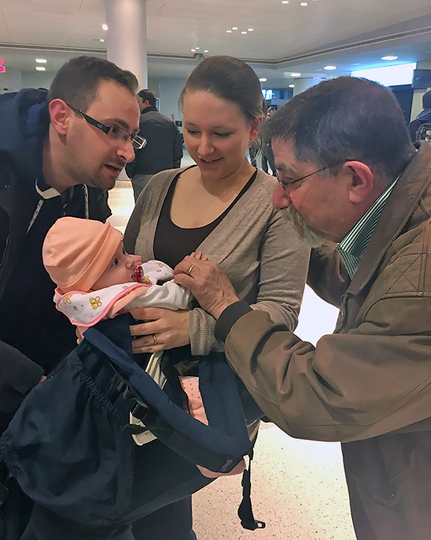 My Father Meeting His Granddaughter For The First Time