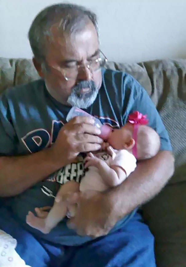 My Dad Finally Got To Meet His Granddaughter. Favorite Picture From The Visit