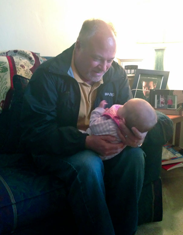 My Step Dad Meeting His Granddaughter For The First Time