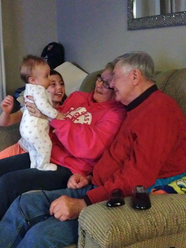 My Grandparents Meeting Their New Granddaughter