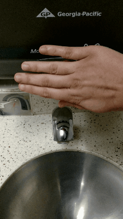 My Workplace Installed The Automatic Towel Dispenser Over The Automatic Sink