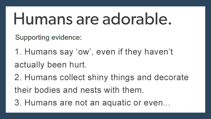 12 Reasons Humans Are Adorable