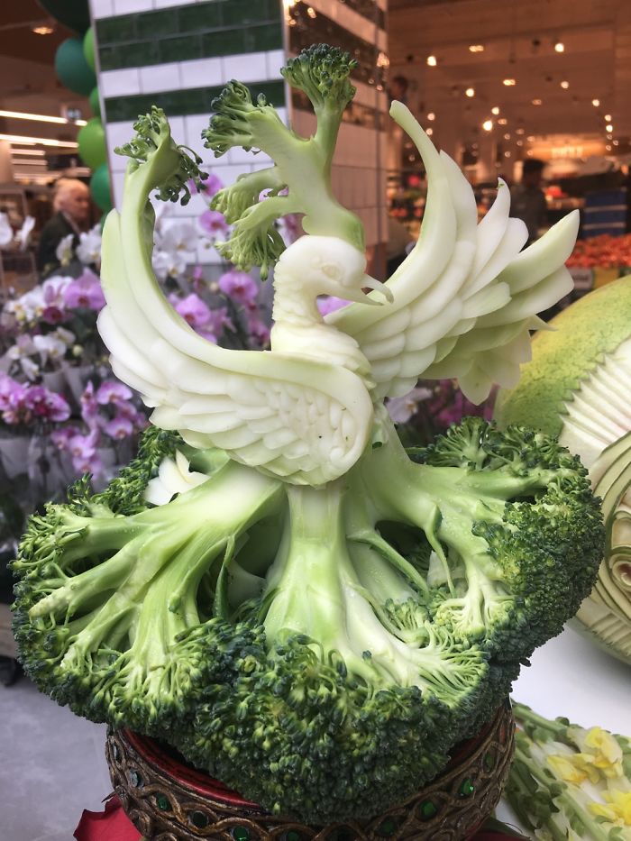 I Have Transformed A Broccoli Into Magnificent Swan