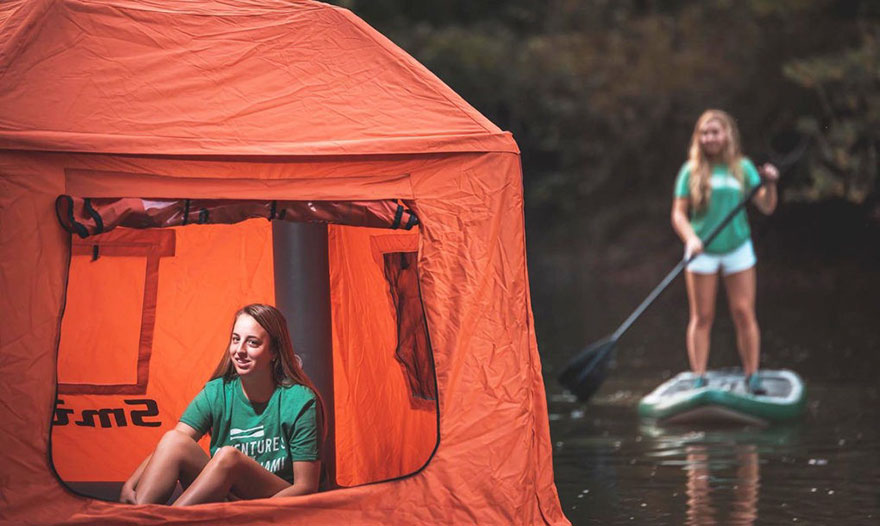 This Floating Tent Is Every Camper's Dream (Or Nightmare) Come True