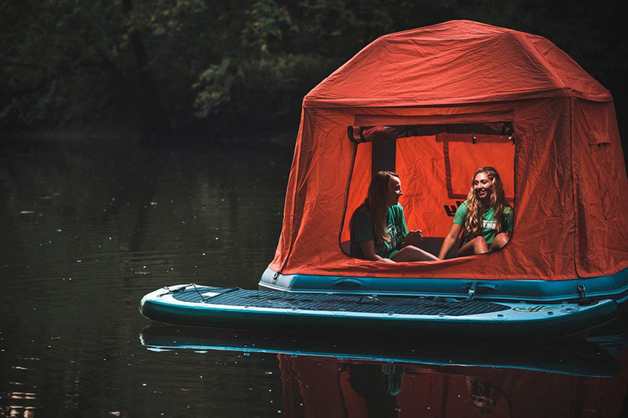 This Floating Tent Is Every Camper's Dream (Or Nightmare) Come True