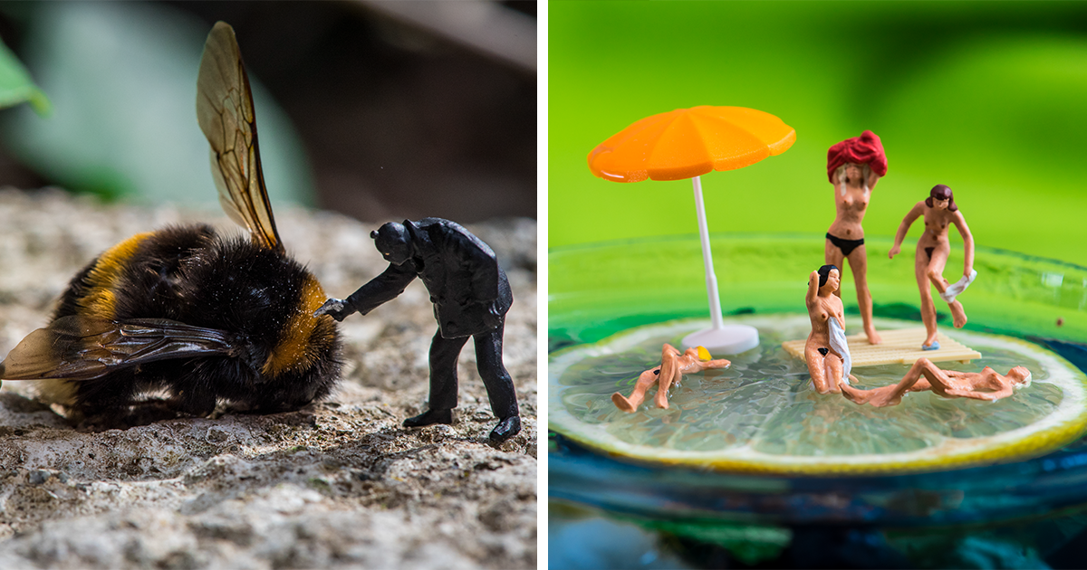 I Use Everyday Objects To Create Tiny Worlds