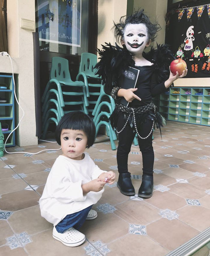 Esta niña taiwanesa triunfó el año pasado en Halloween con su disfraz de Sin Rostro, este año sorprende a todos otra vez