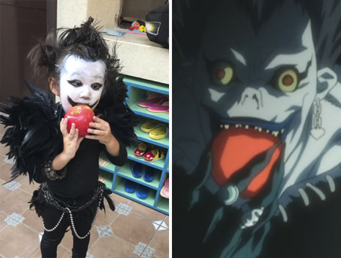 Taiwanese Kindergartner Who Won Last Year's Halloween With No-Face Costume Surprises Everyone Again