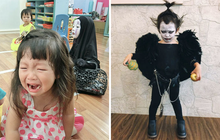 Taiwanese Kindergartner Who Won Last Year’s Halloween With No-Face Costume Surprises Everyone Again