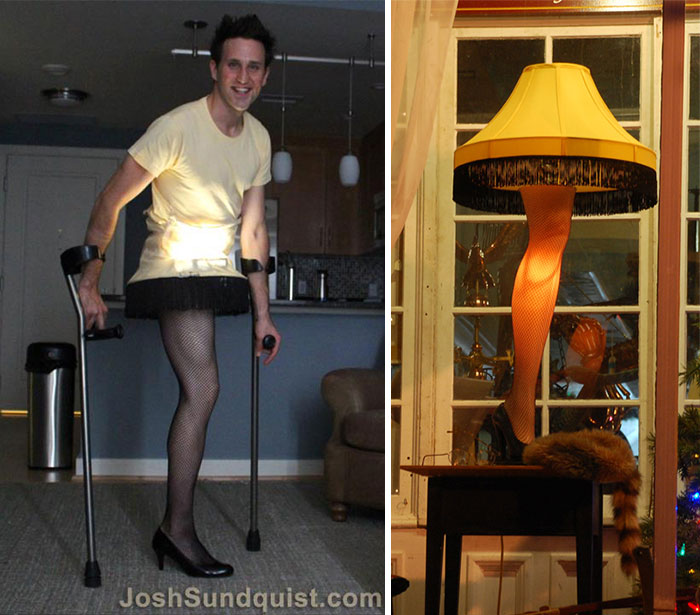 Este hombre con una sola pierna prepara un disfraz épico cada Halloween y acaba de mostrar su disfraz de 2018