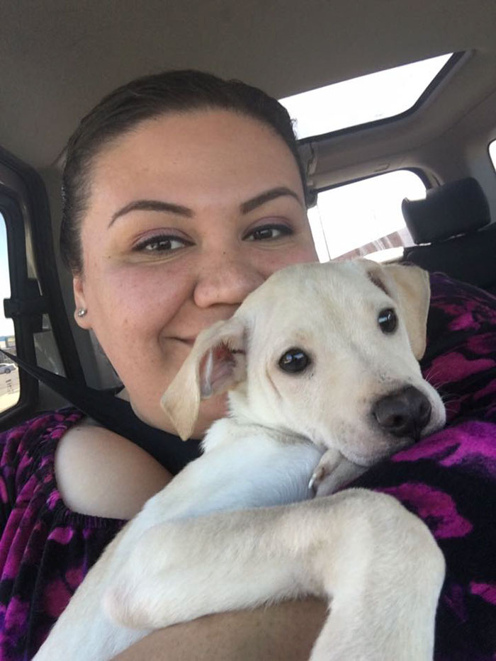 My Fur Baby's Ride To Her New Home! Our First Picture Together