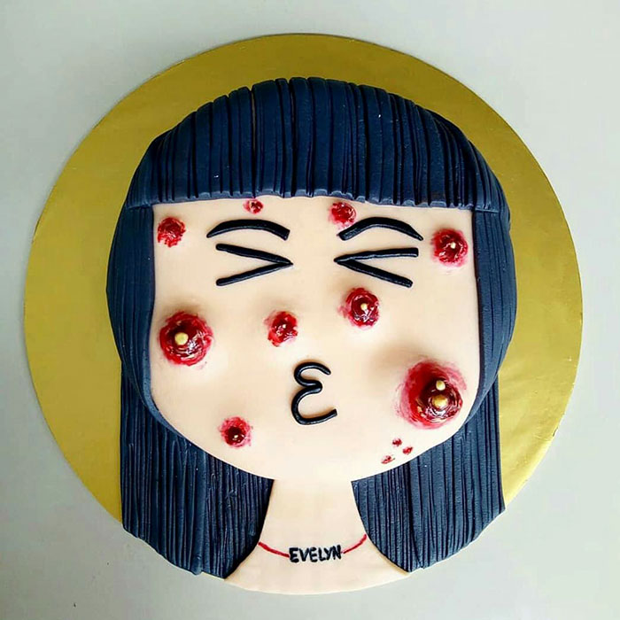 This Cake Has Poppable Pimples, And We Can't Look Away Even Though We Want To