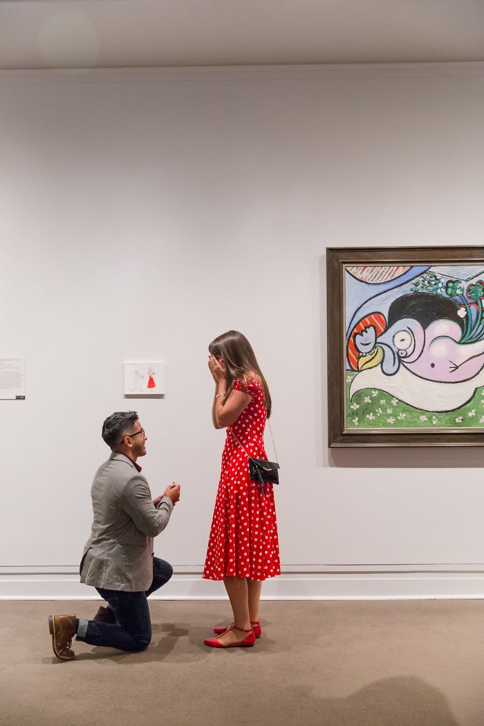 Guy's Proposal Will Probably Get Him Banned From The Met For Life, But It Was Totally Worth It