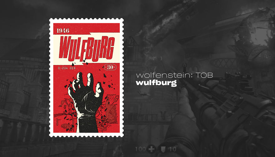 I Design Postage Stamps For The Locations I've Visited In Videogames. Here Are A Few Of Them.