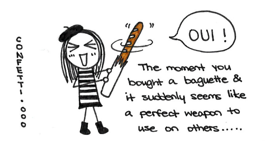 8 Simple Lineart Doodles About Random Things In Life