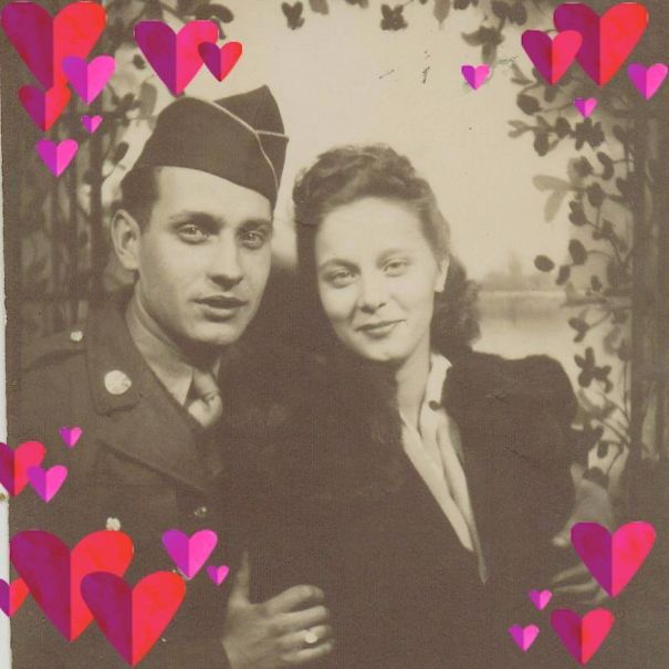 He Enlisted Beginning Of November, 1941. Married November 17th, 1941. 3 Weeks Later, We All Know What Happened. This Was Their Only Picture Together Before The War.