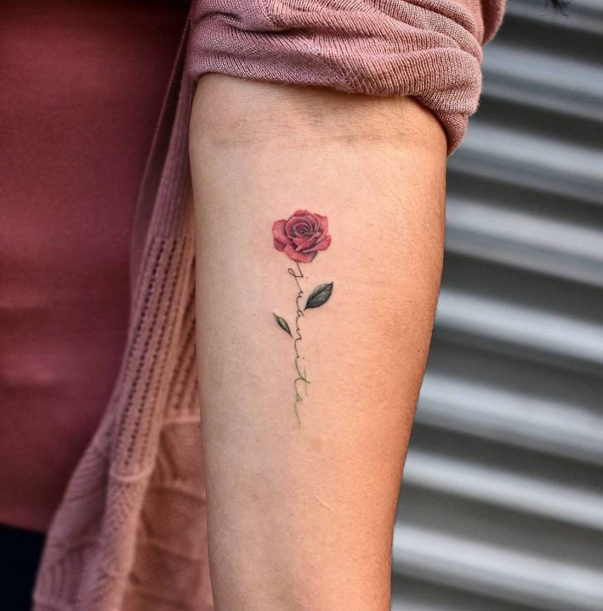 10 Magnificent Red Rose Tattoos That Will Be Blooming All Year Long 10 Magnificent Red Rose Tattoos That Will Be Blooming All Year Long