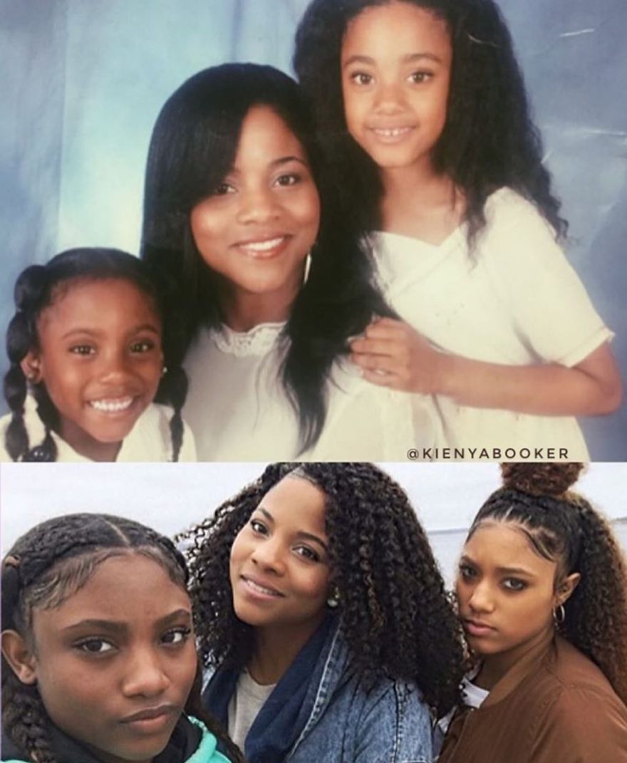 Hairdresser Is Successful On The Internet Because She Seems To Be The Sister Of Her Daughters, Could You Tell Who The Mother Is? Hairdresser Is Successful On The Internet Because She Seems To Be The Sister Of Her Daughters, Could You Tell Who The Mother Is?
