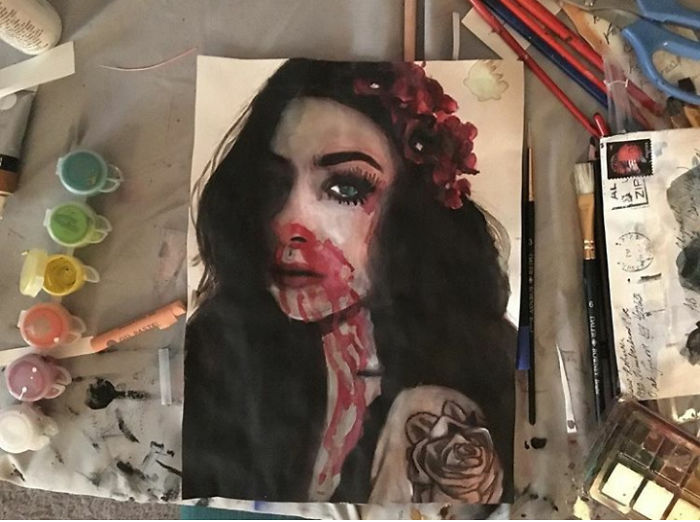 19 Year Old Uses Art To Cope With Mental Illness