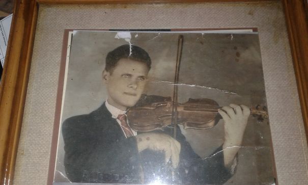 My Grandpa, José Freitas Playing The Violin