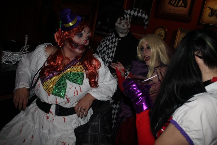 Me At The First Halloween Party I Have Been To In 20+ Years........doing The Creepy Clown Was So Much Fun!