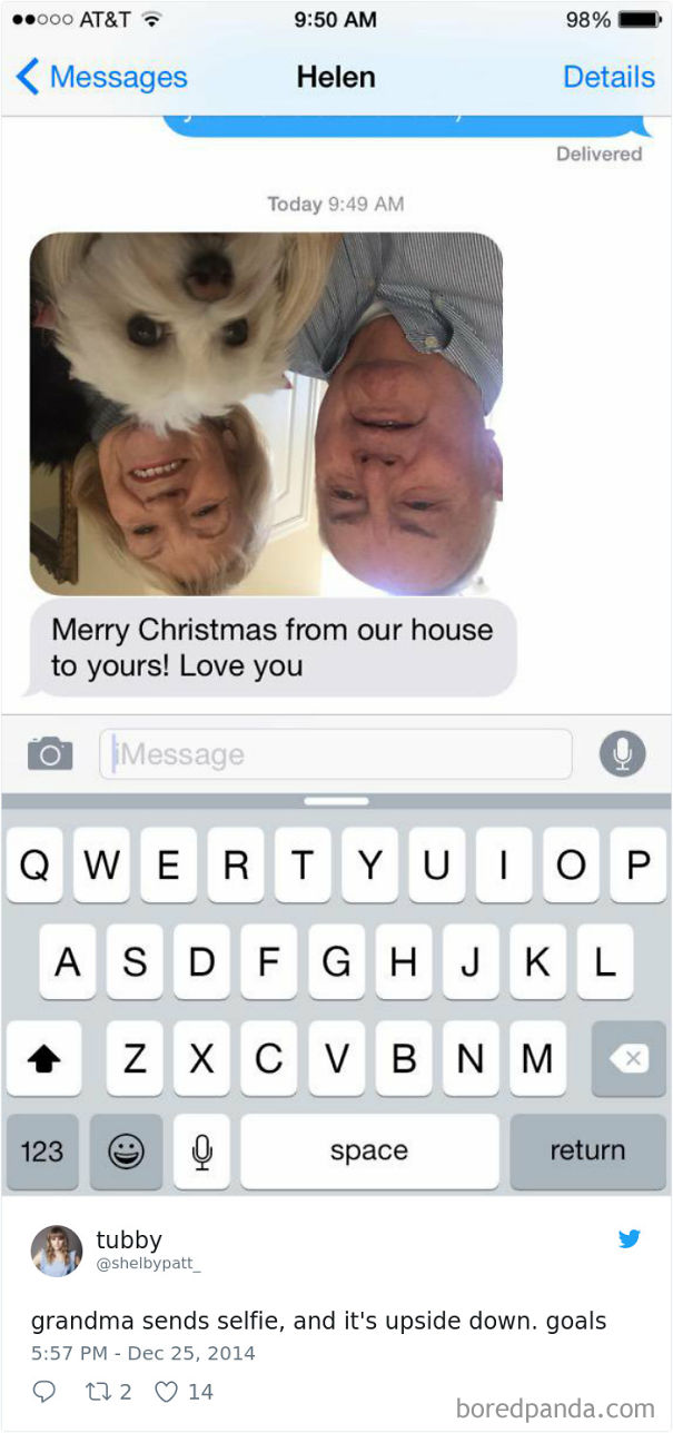 Grandma Sends Selfie